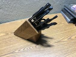 12 Piece CUTCO Set With Block Rare! Classic Knife Set.