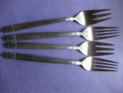 And 2 Salad Forks International Stainless Deluxe Norse