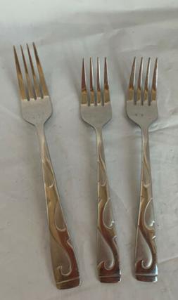 Stainless  1 Dinner, 2 Salad