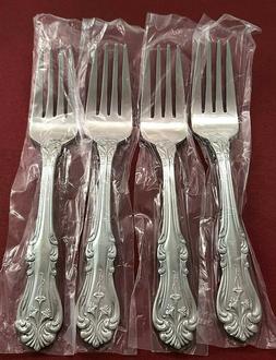 4 Reed & Barton Tubor TUDOR LILY 18/10 Stainless Steel Salad