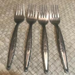 Vintage T&n Stainless Steel Japan Single Rose Flatware