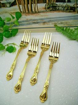 4  Stanley Roberts Rogers PRECIOUS ROSE Gold  Electroplate S