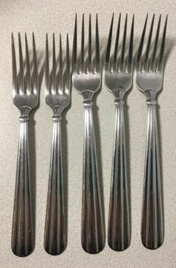 Oneida Usa Unity Stainless Flatware Ridges Glossy