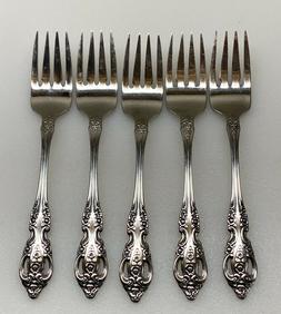  SSS by Oneida PEMBROOKE RENOIR Glossy Stainless Flatware 6 