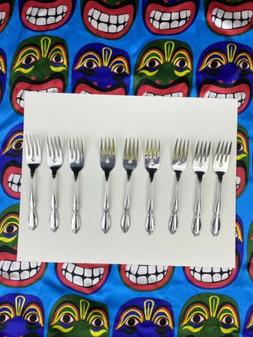  Onieda Chatelaine Stainless flatware Salad Forks