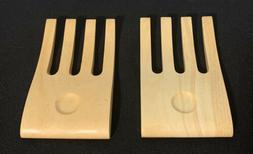 Wooden Utensils For Salad Or Pasta Set Of Two