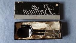 BRILLIUM PLASTIC SALAD SPOON AND FORK SET BLACK SILVER IN OR