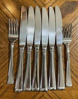 & Dinner Knives Lot Of 8