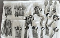 Oneida Community Stainless Flatware Chandelier 50 Piece Coll