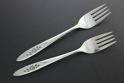 Oneida Community Stainless - Rose Shadow - 6 3/4" Salad Fork