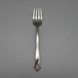 Oneida DAMASK ROSE Stainless Flatware Salad Fork * CUBE