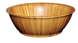 Totally Bamboo 12" Flared Bowl & Salad Hands 3 Set Natural S