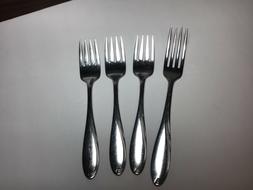 Oneida Glossy Camber Stainless Dinner Fork and Three Salad F