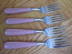 Oxford Hall Jamestown Pink - Four Salad Forks