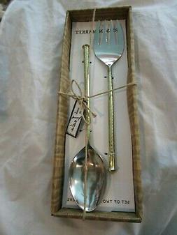 Kirklands The Artisan Market Set of Two Salad Servers Fork a
