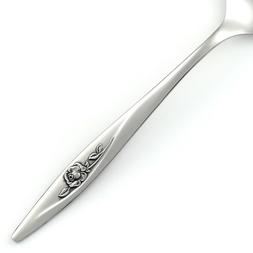 Oneida LASTING ROSE Stainless Oneidacraft Deluxe Glossy Flat