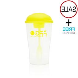Leak-Proof Salad Shaker Lunch to Go Container Set Fresh Frui
