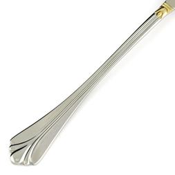 Mikasa LYONS Stainless GOLD ACCENT 18-10 Korea Glossy Silver
