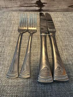 And 2 Dinner Knives 18/10 Stainless