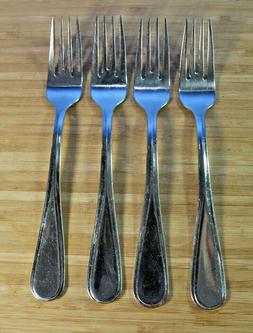 SET OF  MIKASA BRAVO 7 3/4" STAINLESS SALAD FORKS