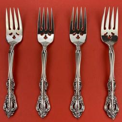 Set of 4 - Oneida Cube MICHELANGELO Stainless 7.5&rdquo; SALAD F