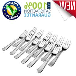 Set Of 12 Stainless Steel Portable Cocktail Salad Appetizer 