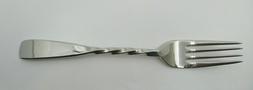 GORHAM STAINLESS AURA TWIST SALAD FORK - 7 1/4"  - 06F