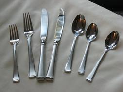 Gorham Stainless Column Frosted  Salad & Dinner Fork Teaspoo