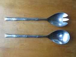 Sunshine Stainless Flatware Bamboo Handle - Salad Serving se
