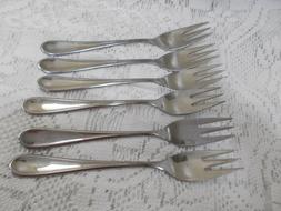 Imperial Stainless Korea CHARISMA - Lot of 6 Salad Forks