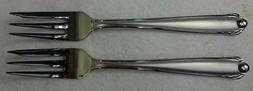 MIKASA stainless silver CLASSICO SATIN Dessert Cake Salad Fo
