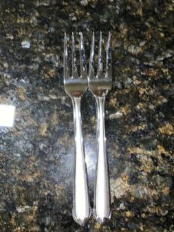 MIKASA stainless silver CLASSICO SATIN Dessert Cake Salad Fo