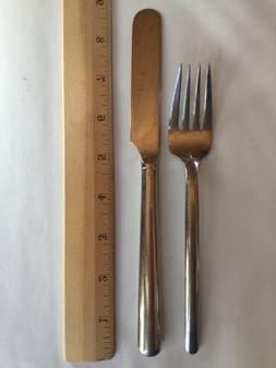 MIKASA Stainless Zena glossy Salad Fork and Dinner Knife