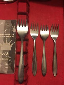 Gustav Sweden Stainless Steel INGRID Salad Fork Set of 4 6 1