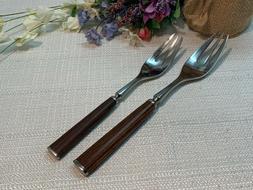 Dansk WOOD ACCENT Teak Stainless IHQ Jens Quistgaard Silverw